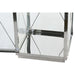Lantern set DKD Home Decor Black Crystal Steel Modern Chromed 18 x 18 x 43 cm (2 Pieces) - Декорация и Осветление<<<Дом