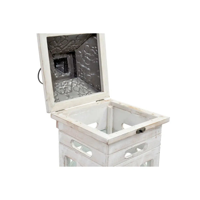 Lantern set Home ESPRIT Natural Crystal Fir Arab 26,5 x 26,5 x 65 cm (2 Pieces) - Декорация и Осветление<<<Дом