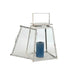 Lantern set Home ESPRIT White Golden Metal Crystal Modern 26 x 26 x 38,5 cm (2 Pieces) - Декорация и Осветление<<<Дом