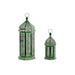 Lanterns Home ESPRIT Green Metal Oriental 23 x 23 x 57 cm (2 Pieces) - Декорация и Осветление<<<Дом