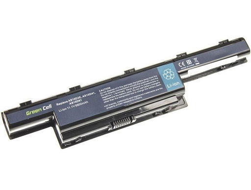 Laptop battery GREEN CELL Acer Aspire 5733 5741 5742 5742G 5750G E1-571 TravelMate 5740 5742 AS10D31 11.1V 6600mAh