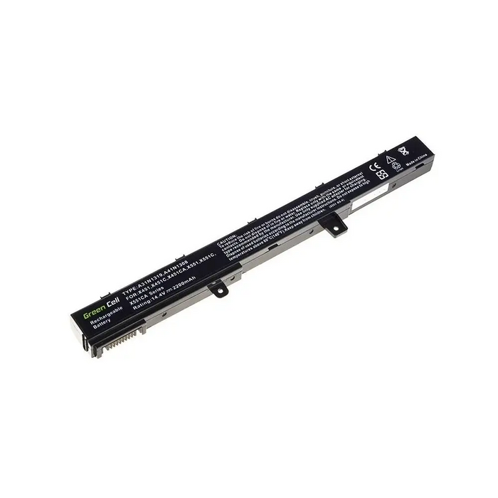 Laptop Battery Green Cell AS75 Black 2200 mAh - Батерии за лаптопи<<<Батерии и зарядни у-ва<<<ValiAPI&&&Батерии за