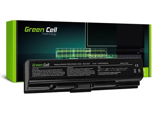 Laptop battery GREEN CELL Toshiba Satellite A200 A300 A500 L200 L300 L500 PA3534U 10.8V 4400 mAh - Батерии за