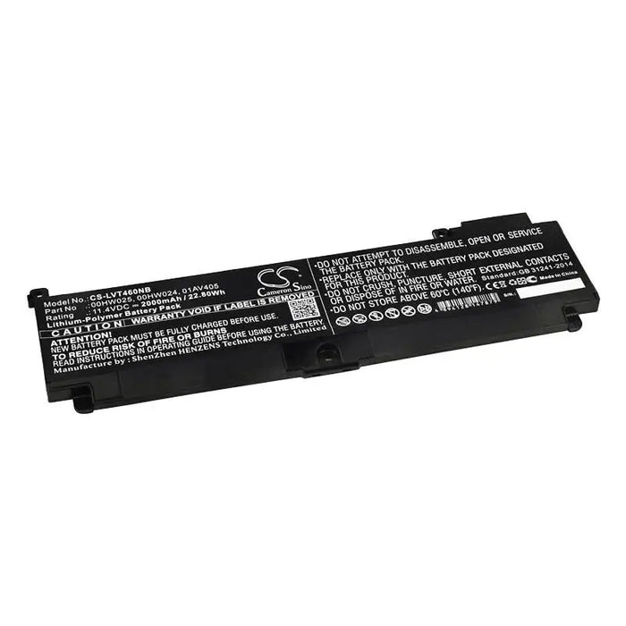 Laptop battery LENOVO ThinkPad T460s T470s L16M3P73 11.4V 2000mAh CAMERON SINO - Батерии за лаптопи<<<Батерии и зарядни