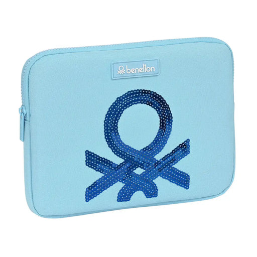 Laptop Cover Benetton Sequins Light Blue (31 x 23 x 2 cm) - Електроника Телефони и таблети<<<Компютри|