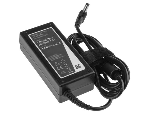 Laptop power supply GREEN CELL PRO Charger / AC Adapter 19V 3.42A 65W for Asus R510C R510L R556L X550C X550L Toshiba