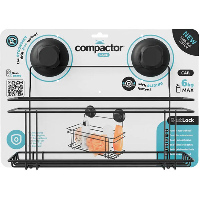 LARGE ORGANIZER COMPACTOR BESTLOCK BLACK - Системи за окачване<<<Домашни потреби<<<Кухня<<<Praktiker