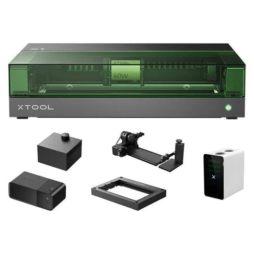 Laser Engraver 2-in-1 xTool S1 40W - All-in-One Kit (Black) - Devices<<<Laser engravers and cutters<<<Creative