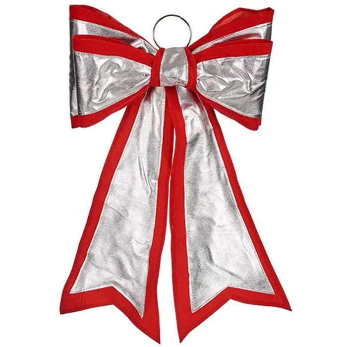 Lasso Krist+ Red Silver 40 x 60 cm Christmas bauble (6 Units) - Декорация и Осветление<<<Дом Градина<<<BigBuy&&&Коледни