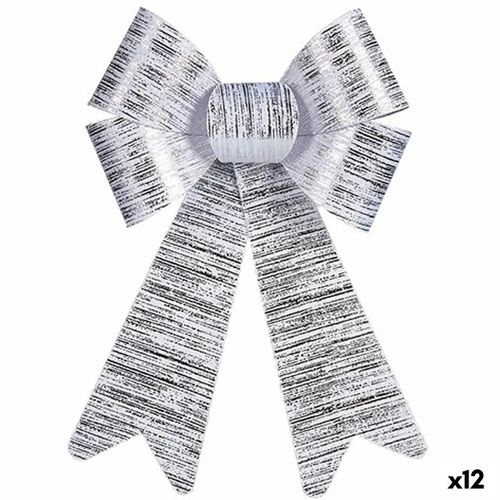 Lasso Krist+ Silver 16 x 24 x 4 cm Christmas bauble (12 Units) - Декорация и Осветление<<<Дом