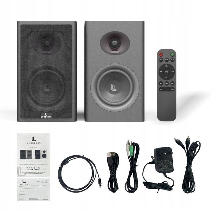 Laudberg Bluetooth computer speakers, XS1B 2.0, HDMI, ARC, USB, DAC