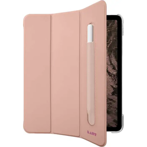 LAUT Huex Folio - protective case with holder for Apple Pencil for iPad Pro 12.9’’ 4/5/6G (rose) - Cell phone cases