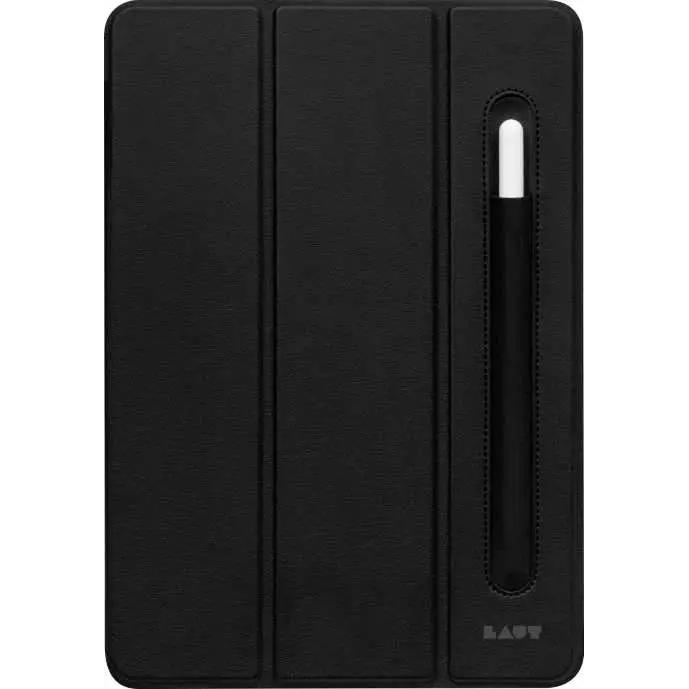 LAUT Huex Folio - protective case with holder for Apple Pencil for iPad Pro 11’’ 1/2/3/4G iPad Air 10.9’’ 4/5G (black)