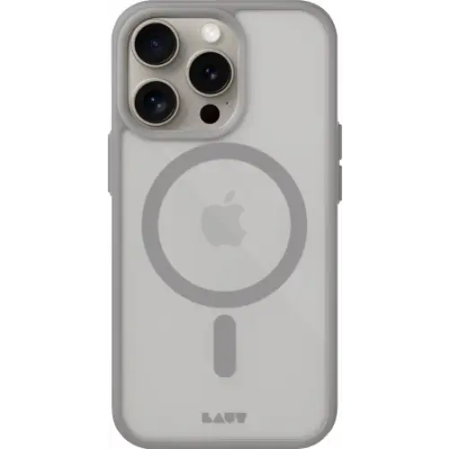 LAUT Huex Protect case with MagSafe for iPhone 15 Pro Max - gray - Cell phone cases and covers<<<HurtelXML