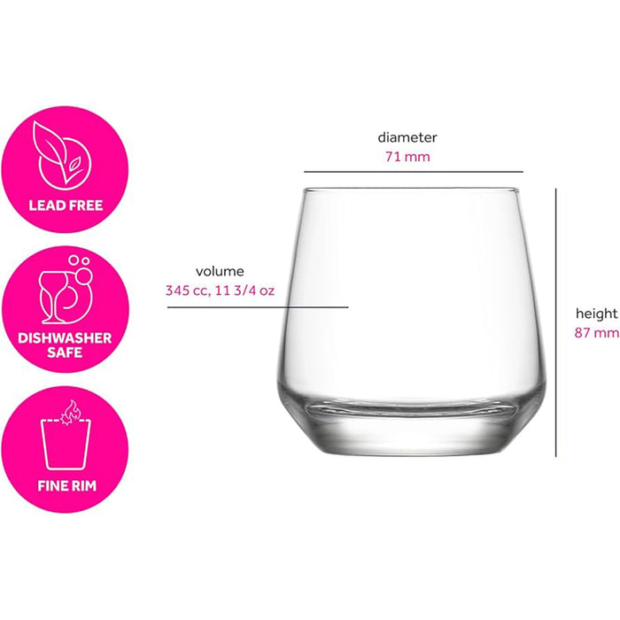 BRANDY GLASS 95ML 6 PCS LAL LAV