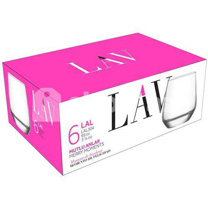 BRANDY GLASS 95ML 6 PCS LAL LAV