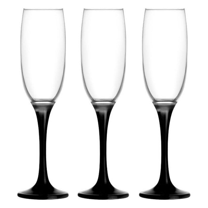 CHAMPAGNE GLASS 220 ML 3 PCS. LAV
