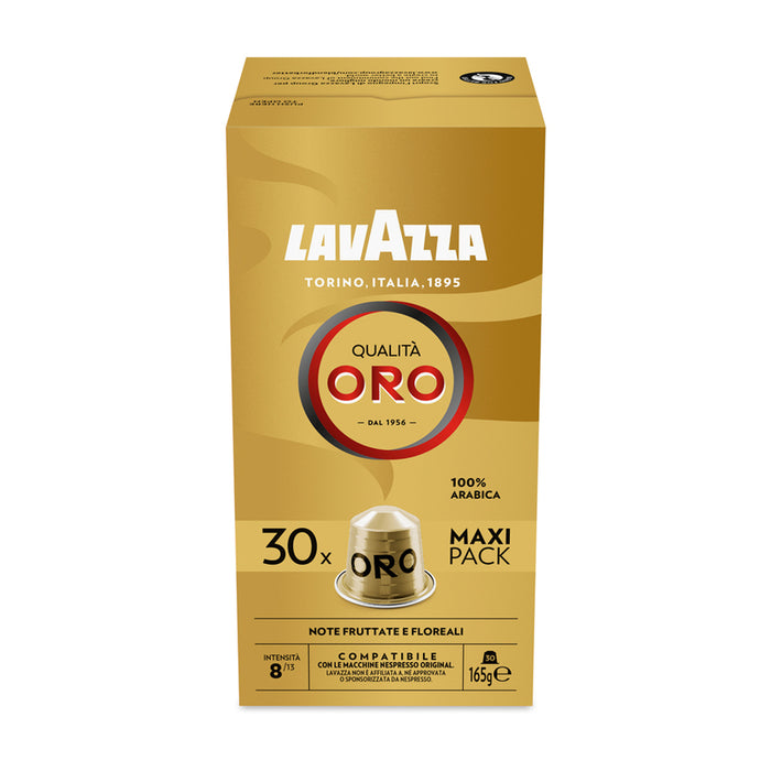 COFFEE CAPSULES NES ALU QUALITA ORO 30 COUNTS LAVAZZA