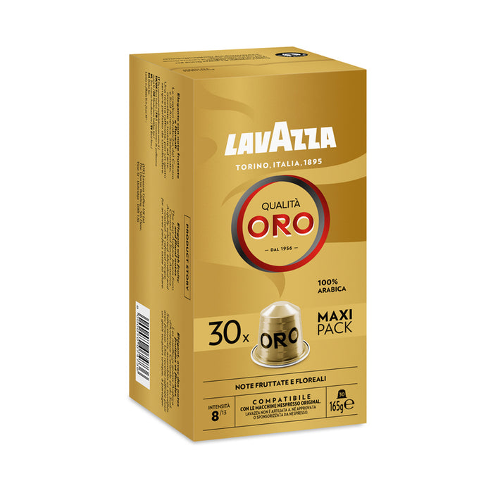 COFFEE CAPSULES NES ALU QUALITA ORO 30 COUNTS LAVAZZA