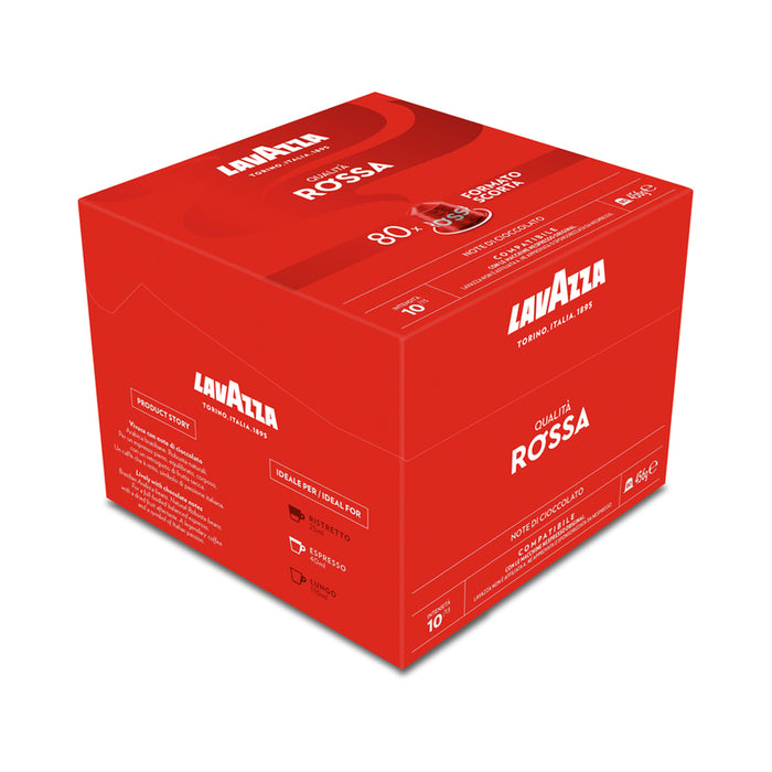 COFFEE CAPSULES NES ALU QUALITA ROSSA 80 COUNTS LAVAZZA