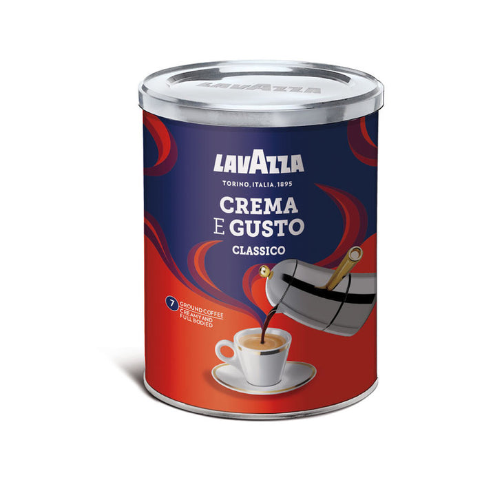 Coffee LAVAZZA CREMA IS GUSTO, 250g ground metal box