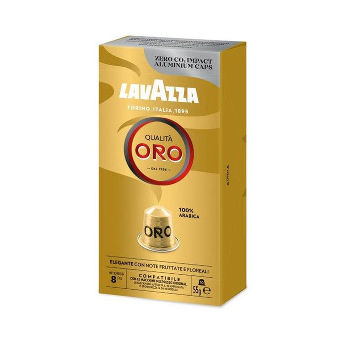 COFFEE CAPSULES LAVAZZA NES ALU QUALITA ORO 10 PCS