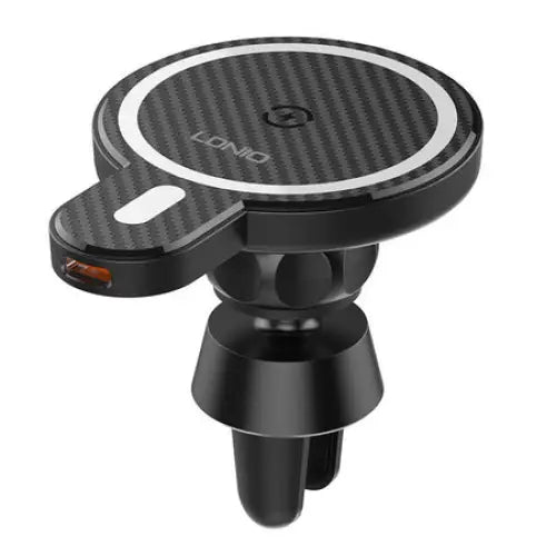LDNIO Car Mount,MA20 with inductive charger 15W and metal ring (Black) - Phone holders<<<Car accessories<<<InnproXML