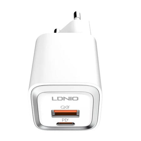 Wall charger LDNIO A2318M USB, USB-C + USB-C - Lightning Cable