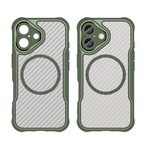Leading Series MagSafe Silicone Case for iPhone 16 - Green - Cell phone cases and covers<<<HurtelXML