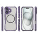 Leading Series MagSafe Silicone Case for iPhone 16 Plus - Purple - Cell phone cases and covers<<<HurtelXML