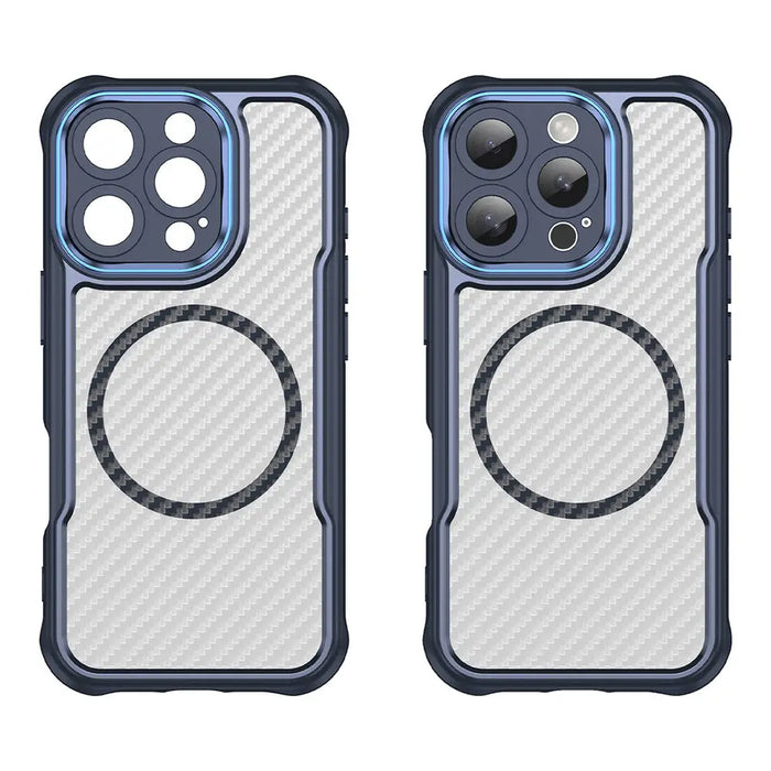 Leading Series MagSafe Silicone Case for iPhone 16 Pro Max - Blue - Cell phone cases and covers<<<HurtelXML