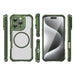 Leading Series MagSafe Silicone Case for iPhone 16 Pro Max - Green - Cell phone cases and covers<<<HurtelXML