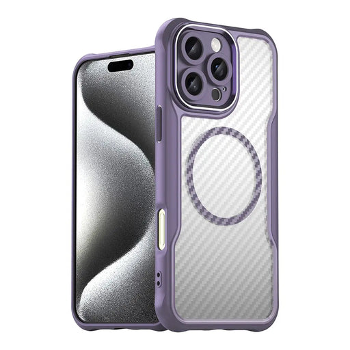 Leading Series MagSafe Silicone Case for iPhone 16 Pro - Purple - Cell phone cases and covers<<<HurtelXML