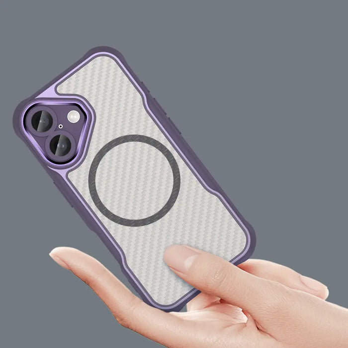 Leading Series MagSafe Silicone Case for iPhone 16 - Purple - Cell phone cases and covers<<<HurtelXML