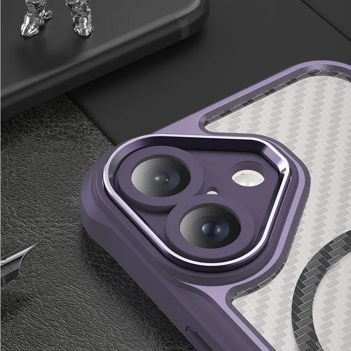 Leading Series MagSafe Silicone Case for iPhone 16 - Purple - Cell phone cases and covers<<<HurtelXML