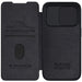 Leather Case with Camera Cover for iPhone 15 Pro Max Nillkin Qin Pro Leather - Black - Cell phone cases