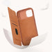 Leather Case with Camera Cover for iPhone 15 Pro Max Nillkin Qin Pro Leather - Black - Cell phone cases