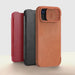 Leather Case with Camera Cover for iPhone 15 Pro Max Nillkin Qin Pro Leather - Black - Cell phone cases
