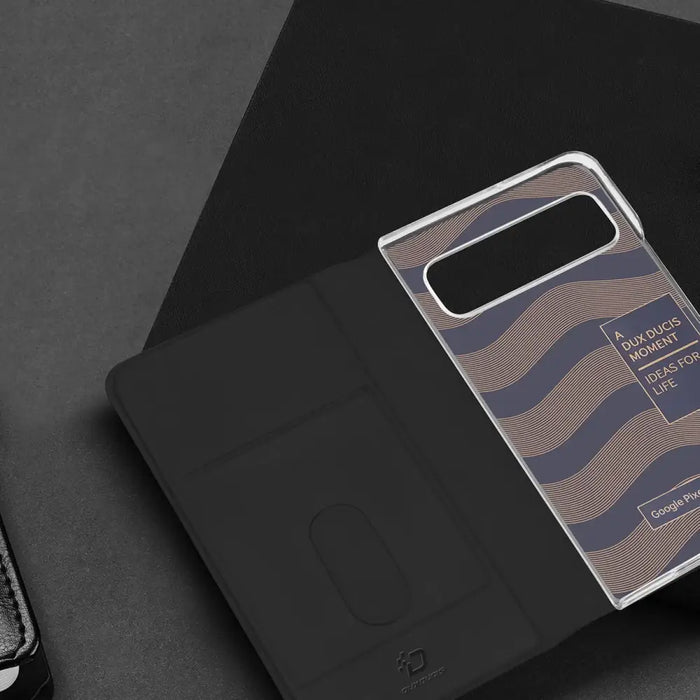 Leather flip and wallet case for Google Pixel Fold Dux Ducis Bril - black - Cell phone cases and covers<<<HurtelXML