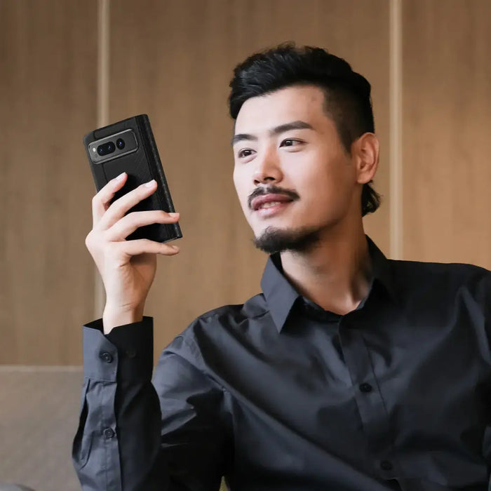 Leather flip and wallet case for Google Pixel Fold Dux Ducis Bril - black - Cell phone cases and covers<<<HurtelXML