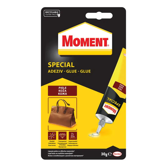 LEATHER GLUE 30 G MOMENT - Лепила<<<Лепила и ленти<<<Бои и лакове<<<Praktiker&&&Лепила<<<Лепила и ленти<<<Подови и