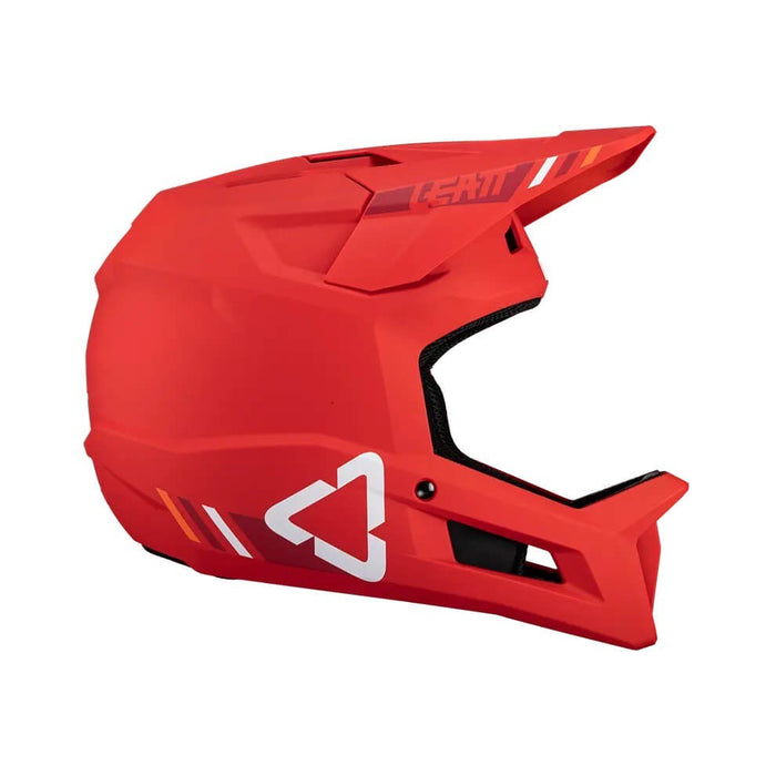 LEATT MTB Gravity 1.0 V24 Full-Face Cycling Helmet, Size M, Red