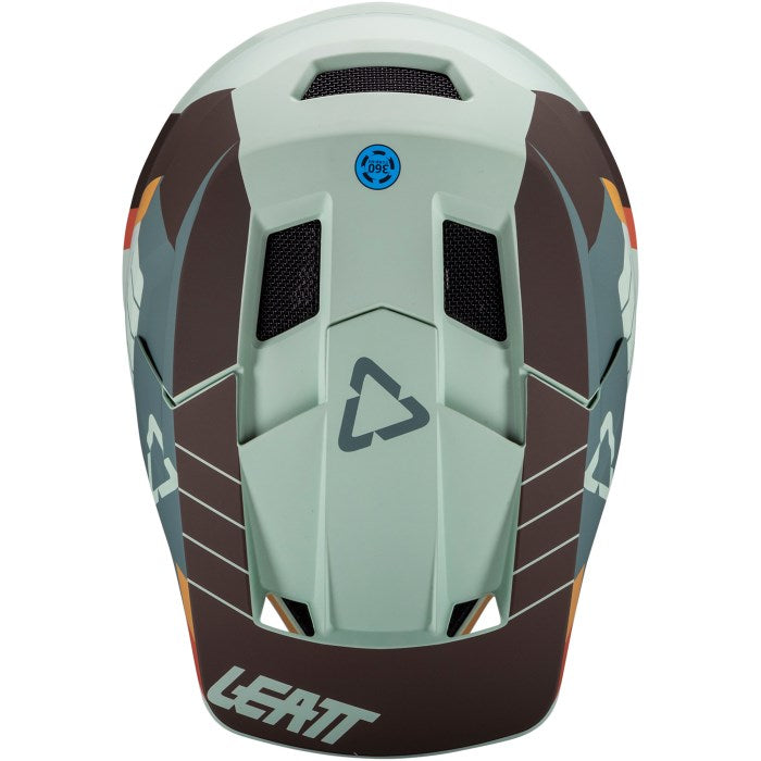 LEATT MTB Gravity 2.0 V25 Full-Face Cycling Helmet Size M mint