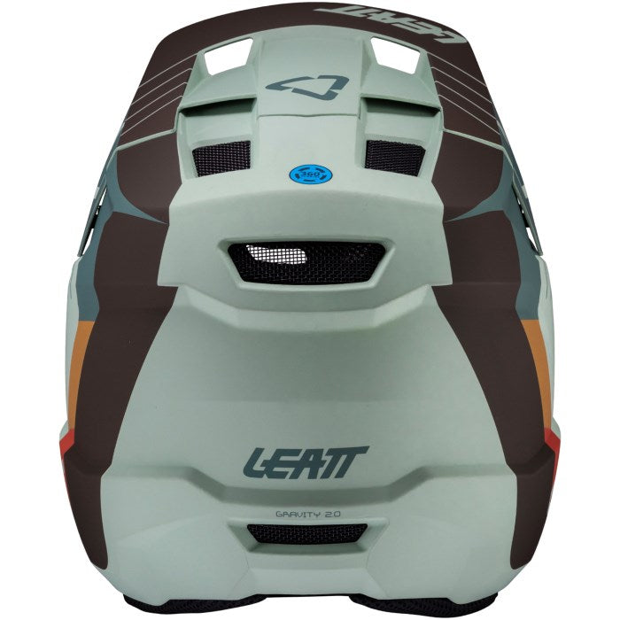 LEATT MTB Gravity 2.0 V25 Full-Face Cycling Helmet Size L mint