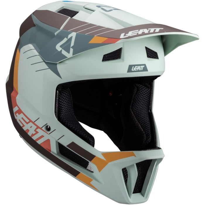 LEATT MTB Gravity 2.0 V25 Full-Face Cycling Helmet Size L mint