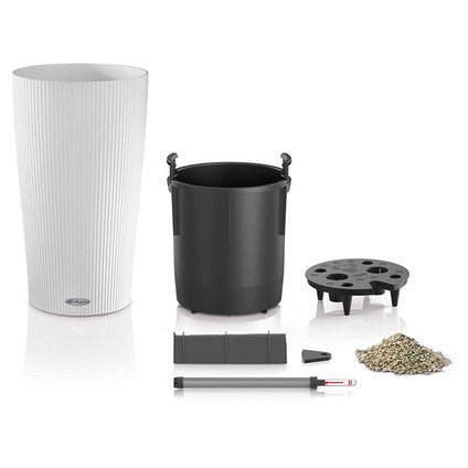 POT Φ23CM WITH IRRIGATION SYSTEM LECHUZA CILINDRO