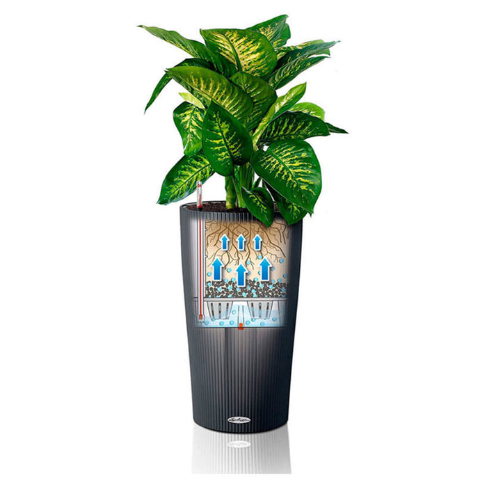 POT Φ23CM WITH IRRIGATION SYSTEM LECHUZA CILINDRO