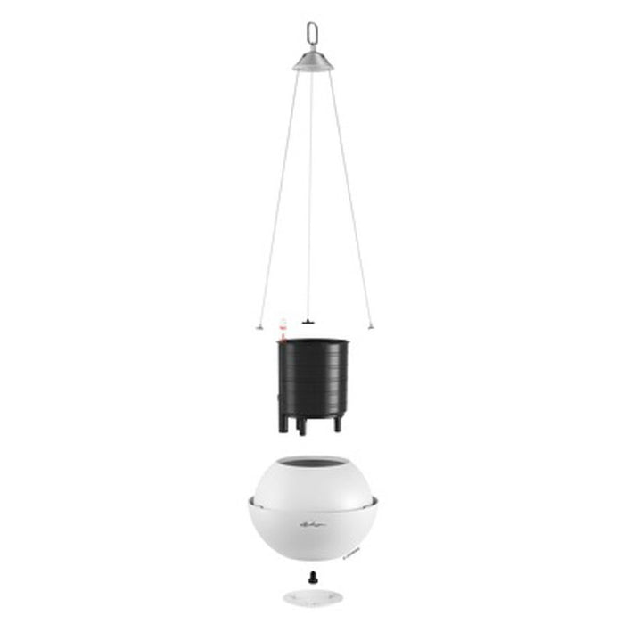 POT Φ23CM WITH IRRIGATION SYSTEM LECHUZA BOLA COLOR23