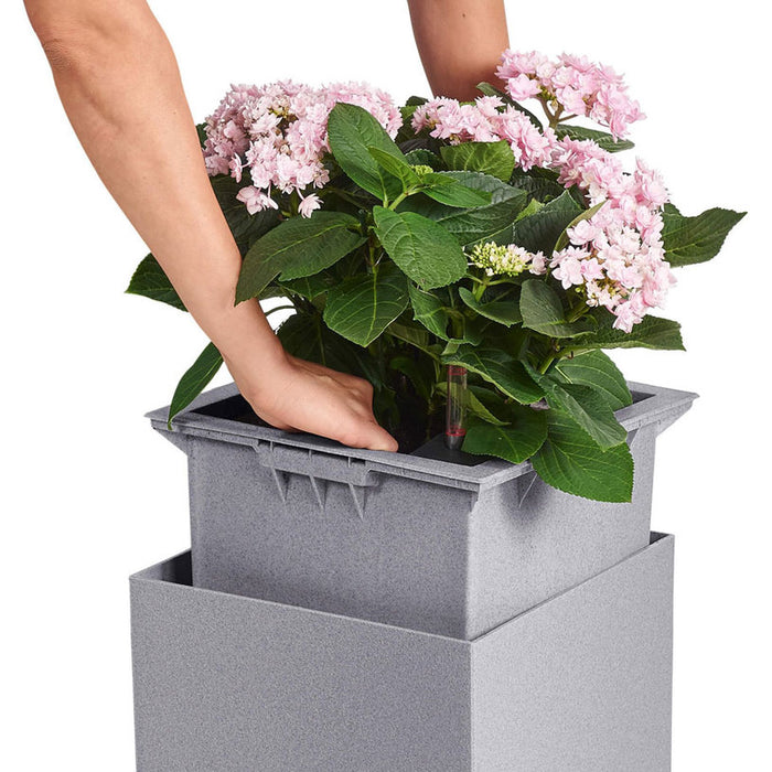 30X30CM POT WITH IRRIGATION SYSTEM LECHUZA CANTO