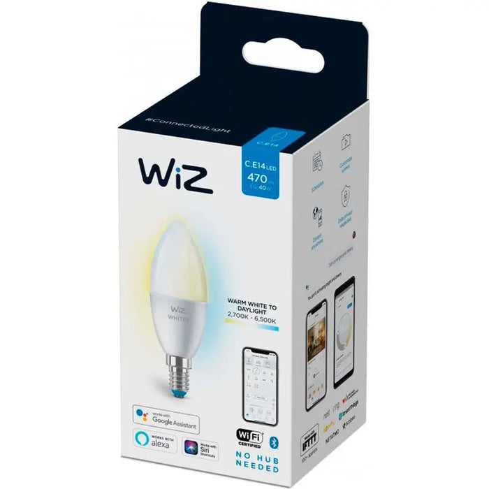 LED BULB CANDLE E14 4.9W 470LM 2700-6500K DIMMABLE WI-FI WIZ - Осветление<<<Смарт